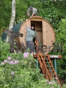 Saunas Extérieur Tonneau, Barbara Johanssen Lorenz, COMBRESSOL, France (2)