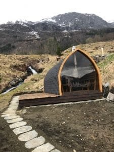 Utendørs Trebastu For Hage Igloo Design, Steinar, Skulestadmo, Norge