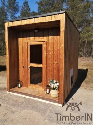 Sauna Moderna Esterno Da Giardino Mini (19)