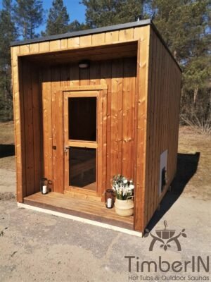 Sauna Moderna Esterno Da Giardino Mini (30)