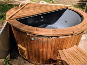 Hot Tub Idromassaggio In Vetroresina Con Stufa Esterna (9)