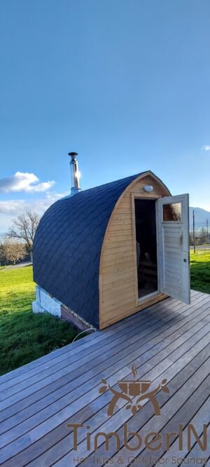 Sauna Da Esterno Per Giardino Stufa A Legna Iglu (2)