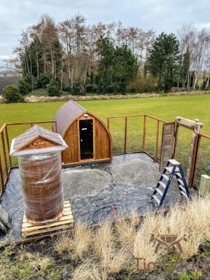 Sauna Da Esterno Per Giardino Stufa A Legna Iglu (4)