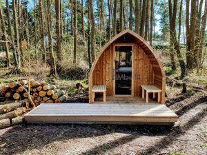 Sauna Da Esterno Per Giardino Stufa A Legna Iglu (5)