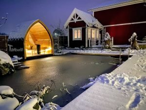 Sauna Da Esterno Per Giardino Stufa A Legna Iglu (6)