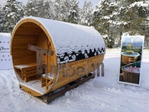 Disegno Sauna Canna Tonda Con Riscaldatore Elettrico Harvia (2)