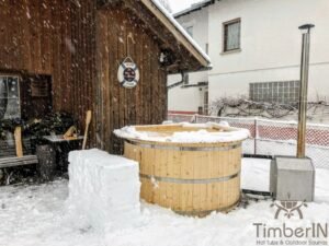 Vasca Idromassaggio Per Esterno Riscaldata Legno