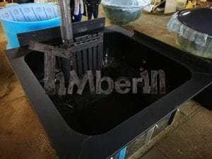 Piscina Micro Giardino In Polipropilene Modello Rettangolare Black 4