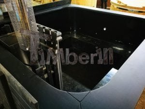 Piscina Micro Giardino In Polipropilene Modello Rettangolare Black 5