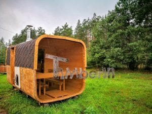 Giardino Esterno Sauna Rettangolare TimberIN 4