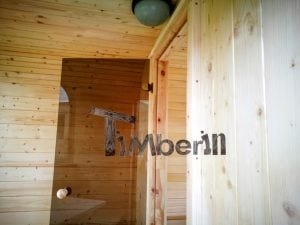 Giardino Esterno Sauna Rettangolare TimberIN 42