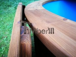 Hot Tub Idromassaggio In Vetroresina Con Stufa Esterna TimberIN 19