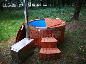 Hot Tub Idromassaggio In Vetroresina Con Stufa Esterna TimberIN 22