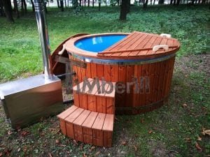 Hot Tub Idromassaggio In Vetroresina Con Stufa Esterna TimberIN 31