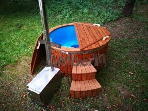 Hot Tub Idromassaggio In Vetroresina Con Stufa Esterna TimberIN 4