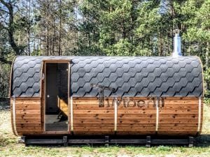 Giardino Esterno Sauna Rettangolare (1)
