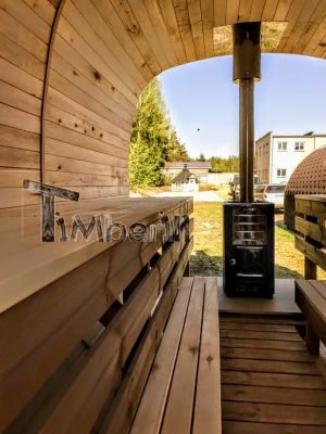Giardino Esterno Sauna Rettangolare (16)