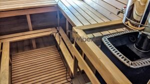 Giardino Esterno Sauna Rettangolare (18)