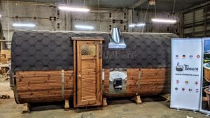 Giardino Esterno Sauna Rettangolare (27)