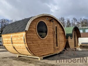 Sauna Da Esterno Ovale In Legno Hobbit (25)