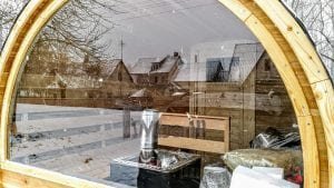 Sauna A Botte All'aperto Con Caminetto E Forno A Legna (11)