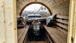 Sauna A Botte All'aperto Con Caminetto E Forno A Legna (13)