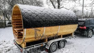 Sauna A Botte All'aperto Con Caminetto E Forno A Legna (15)