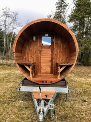 Sauna Da Esterno Mobile Su Rimorchio – Barile (3)