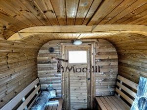 Sauna Esterna Rettangolare Su Ruote Mobile Rimorchio (14)