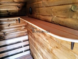 Sauna Esterna Rettangolare Su Ruote Mobile Rimorchio (32)