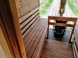Sauna Esterna Rettangolare Su Ruote Mobile Rimorchio (35)