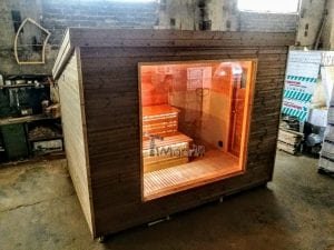 Moderna Sauna Da Esterno Per Giardino (1)
