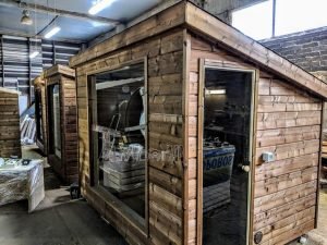 Moderna Sauna Da Esterno Per Giardino (10)