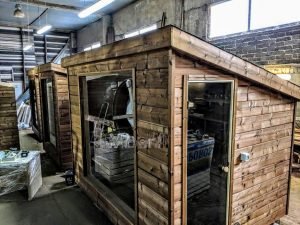 Moderna Sauna Da Esterno Per Giardino (11)