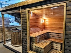 Moderna Sauna Da Esterno Per Giardino (8)