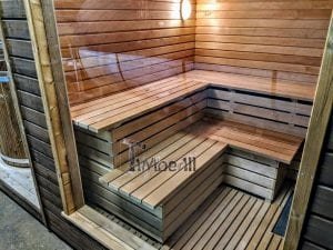 Moderna Sauna Da Esterno Per Giardino (9)
