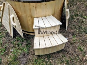 Terrazza Sunken Vasca Idromassaggio Classica Con Bruciatore A Legna Interno (11)