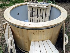 Terrazza Sunken Vasca Idromassaggio Classica Con Bruciatore A Legna Interno (13)