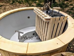Terrazza Sunken Vasca Idromassaggio Classica Con Bruciatore A Legna Interno (19)