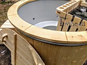 Terrazza Sunken Vasca Idromassaggio Classica Con Bruciatore A Legna Interno (21)