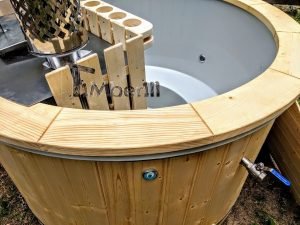 Terrazza Sunken Vasca Idromassaggio Classica Con Bruciatore A Legna Interno (22)