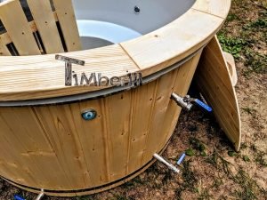 Terrazza Sunken Vasca Idromassaggio Classica Con Bruciatore A Legna Interno (23)