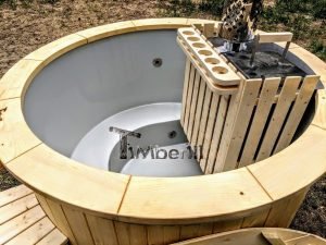 Terrazza Sunken Vasca Idromassaggio Classica Con Bruciatore A Legna Interno (6)