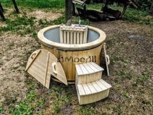 Terrazza Sunken Vasca Idromassaggio Classica Con Bruciatore A Legna Interno (9)