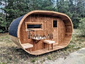 Giardino Esterno Sauna Ovale (33)