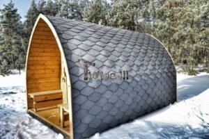 Sauna Da Esterno Per Giardino Stufa A Legna Iglu Model (16)