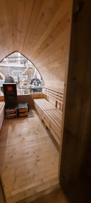 MODÈLE DE STOCK Saunas Extérieurs Pod Iglu Fenêtre Panoramique (5)