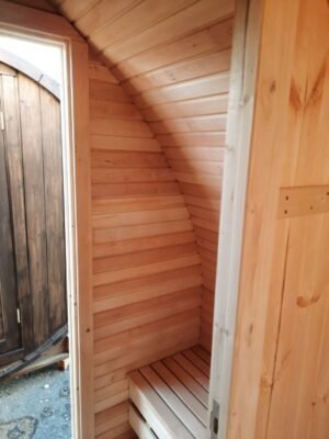 MODELLO STOCK Sauna Da Esterno Per Giardino Stufa A Legna Iglu (2)