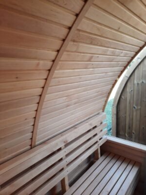MODELLO STOCK Sauna Da Esterno Per Giardino Stufa A Legna Iglu (5)