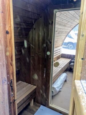MODELLO STOCK Sauna Da Esterno Per Giardino Stufa A Legna Iglu (2)